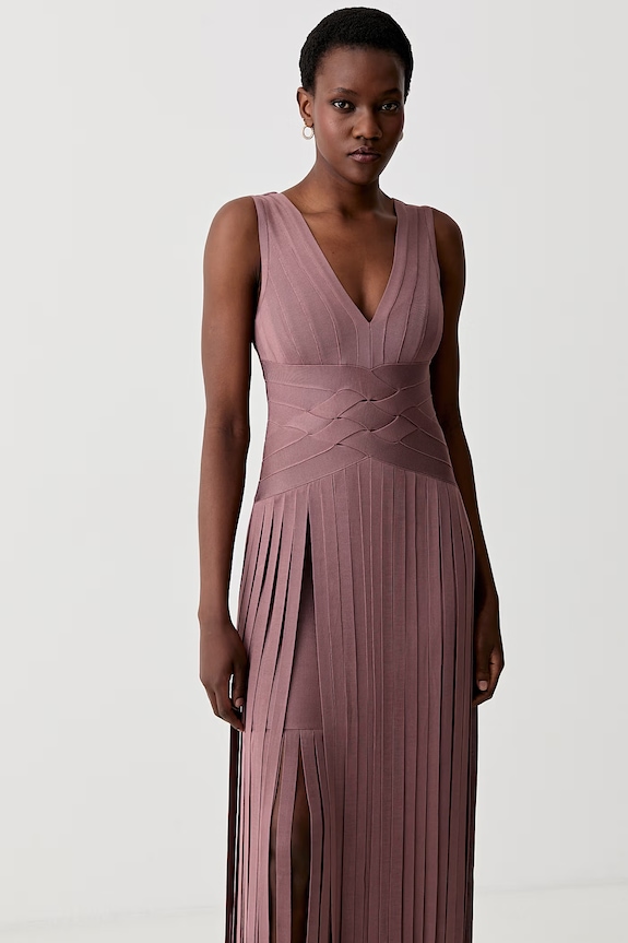 Herve Leger rochie Harlow maro FRI8549951