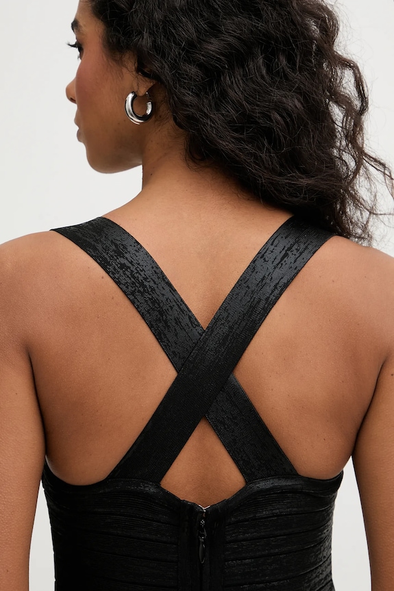 Šaty Herve Leger Imani HFL8549933 čierna
