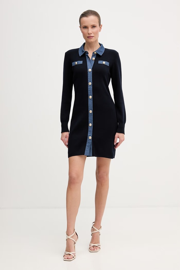 Φόρεμα Morgan RMARISE σκούρο μπλε SS26