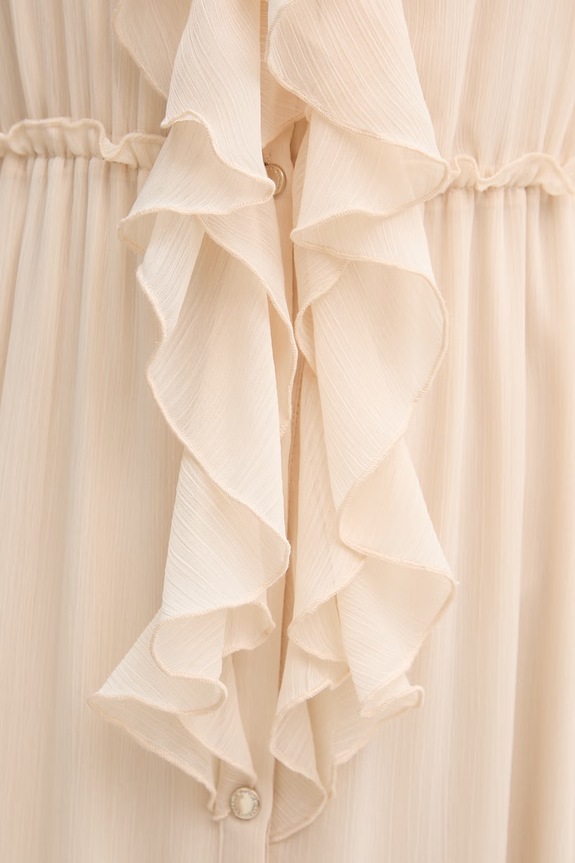 Šaty Morgan ROMANCE béžová