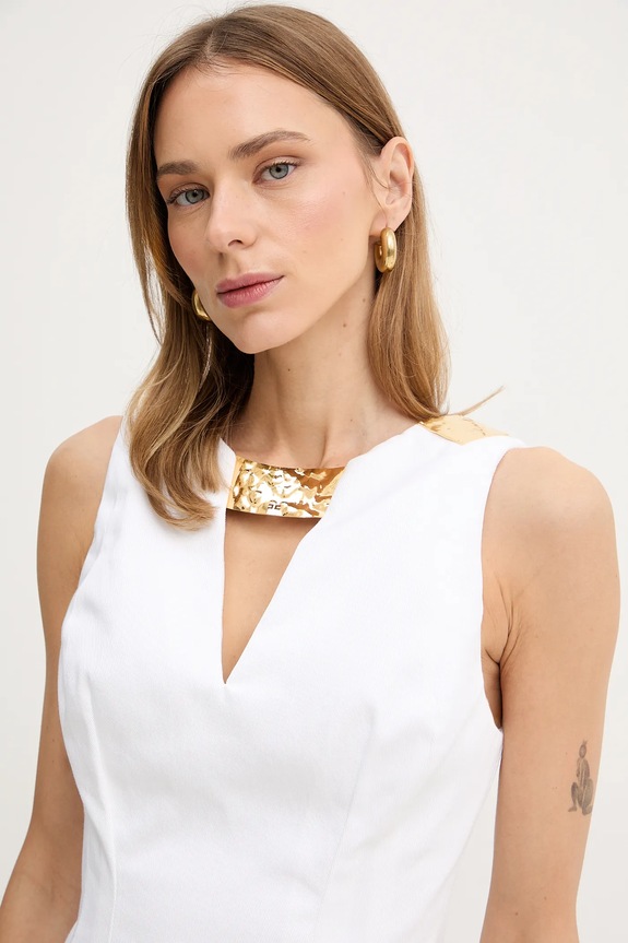 Φόρεμα Elisabetta Franchi μπεζ AB85661E2