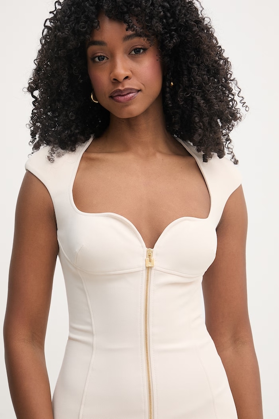 Elisabetta Franchi Rochie bej AB90061E2