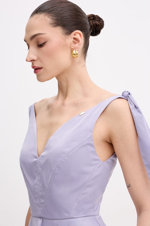 Elisabetta Franchi rochie de vară violet AB90361E2