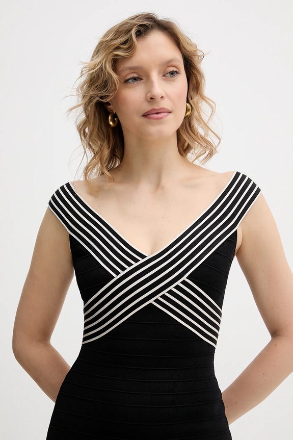 Φόρεμα Elisabetta Franchi μαύρο AM75S61E2