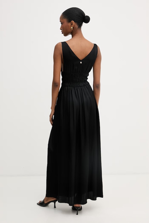Îmbrăcăminte Liu Jo rochie evazată cu vâscoză WA6405.T434A negru