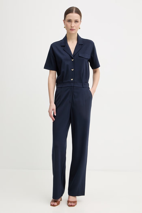 Kombinezon Liu Jo bez uzorka mornarsko plava TA6021.JS182