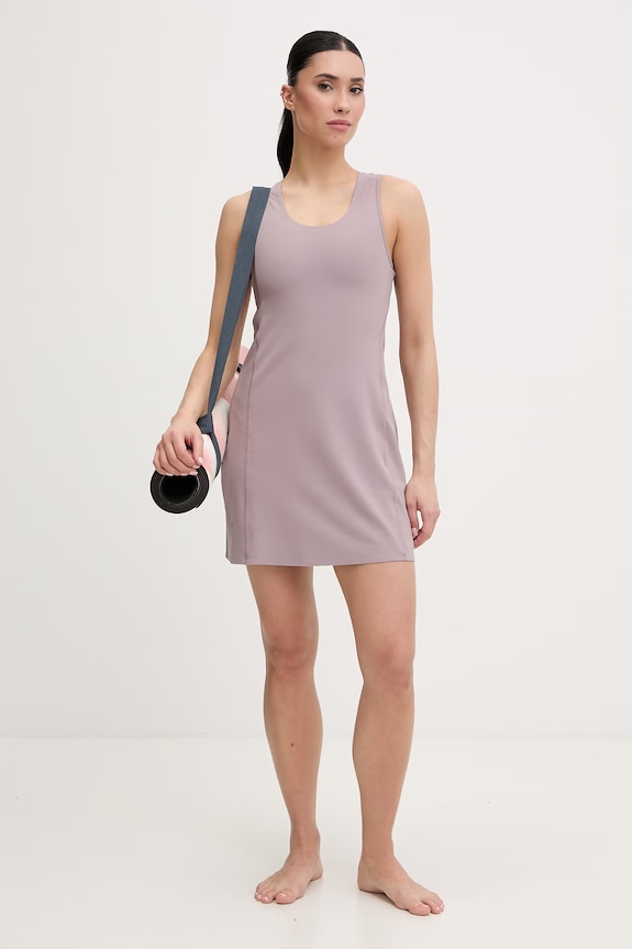 On αθλητικό φόρεμα γιόγκα Studio 1WF30354390 μωβ SS26