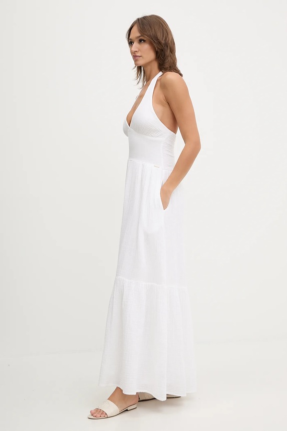 Bavlnené plážové šaty Melissa Odabash MO.SHAY biela SS26
