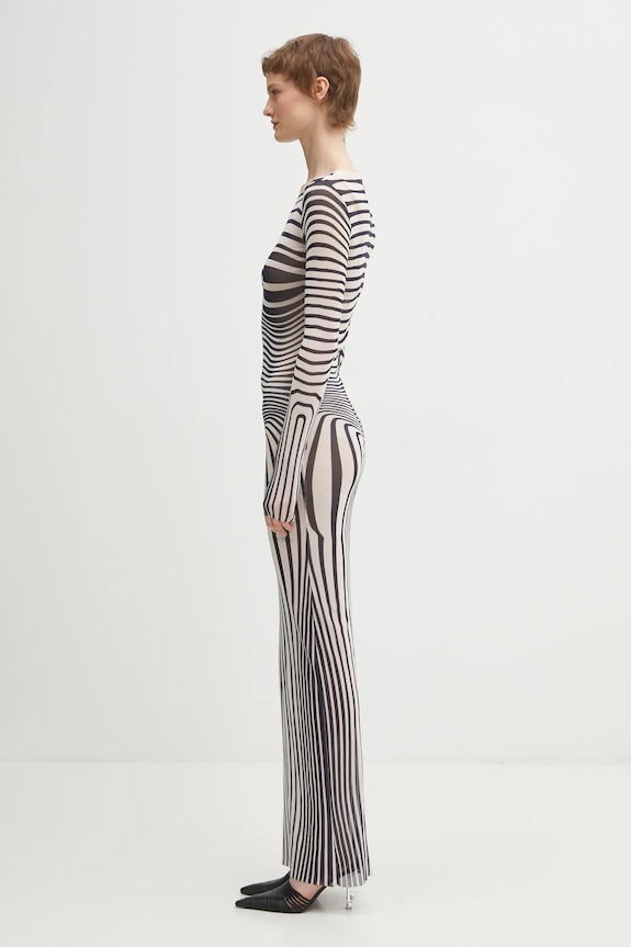 Jean Paul GAULTIER sukienka Morphing Stripes 26.01.W.DR132.M019P granatowy SS26