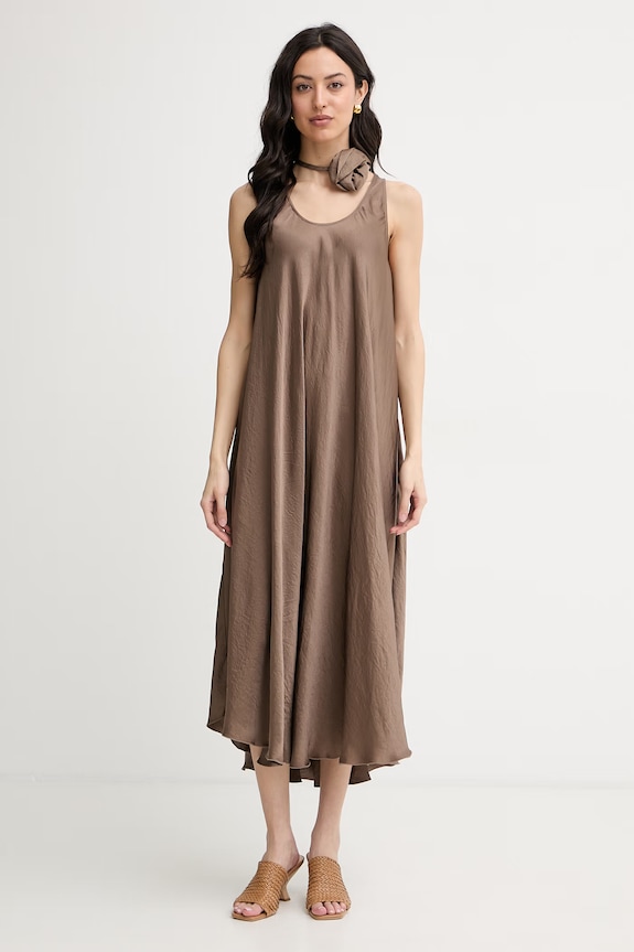 Marella rochie de vară MLMALCOOL maro 2613221015200