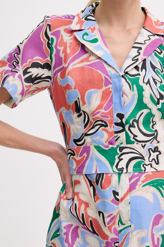 Marella καλοκαιρινό λινό PACCHE 2613221124200 μπλε