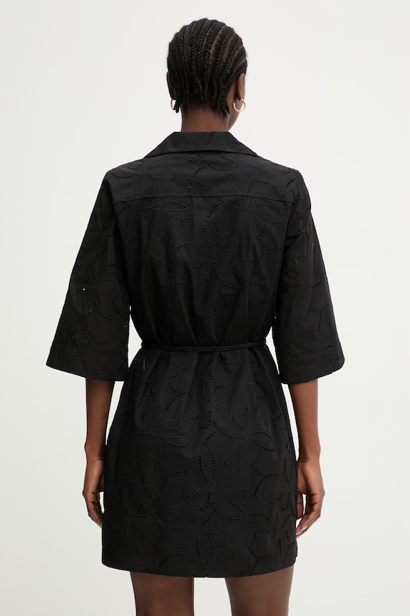 Oblečení Marella šaty bavlněné PADANA1 2613221204200 černá