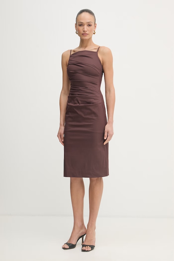 Obleka Marella CIOCCA 2613221162200 rjava SS26