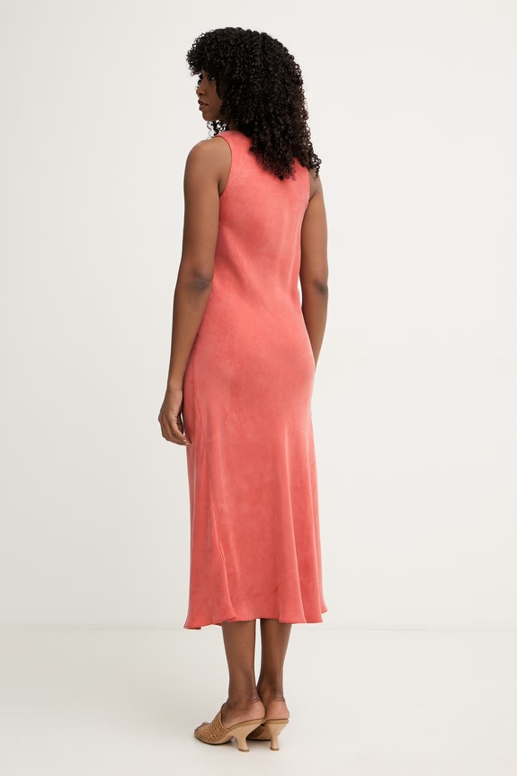 Îmbrăcăminte Marella rochie de vară din lyocell Emme by Marella 2615221212200 portocaliu