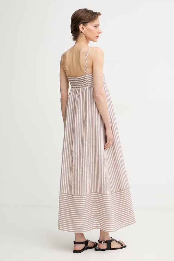 Îmbrăcăminte iBlues rochie de vară din in ORDINE 2617221142200 bej