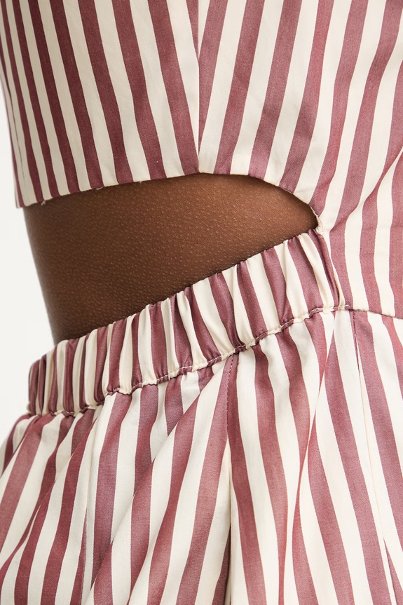 iBlues Φόρεμα flared βαμβακερό GERGO 2617221202200 μπεζ