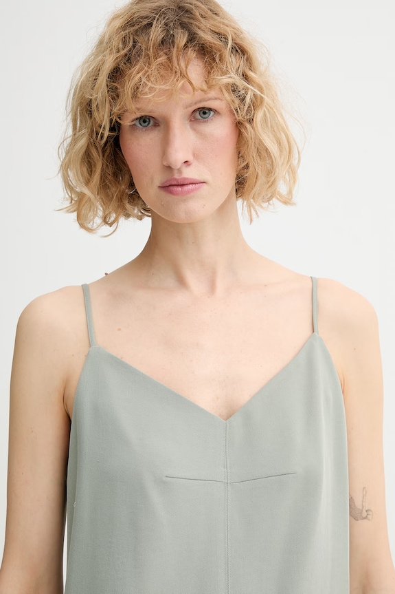 Calvin Klein šaty zelená LV044F010G