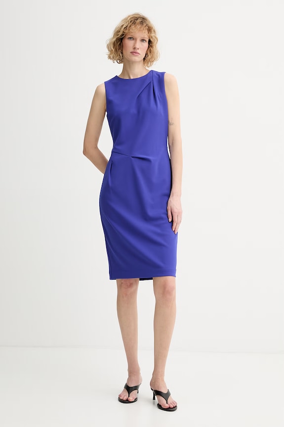 Calvin Klein rochie LV044F018G albastru SS26