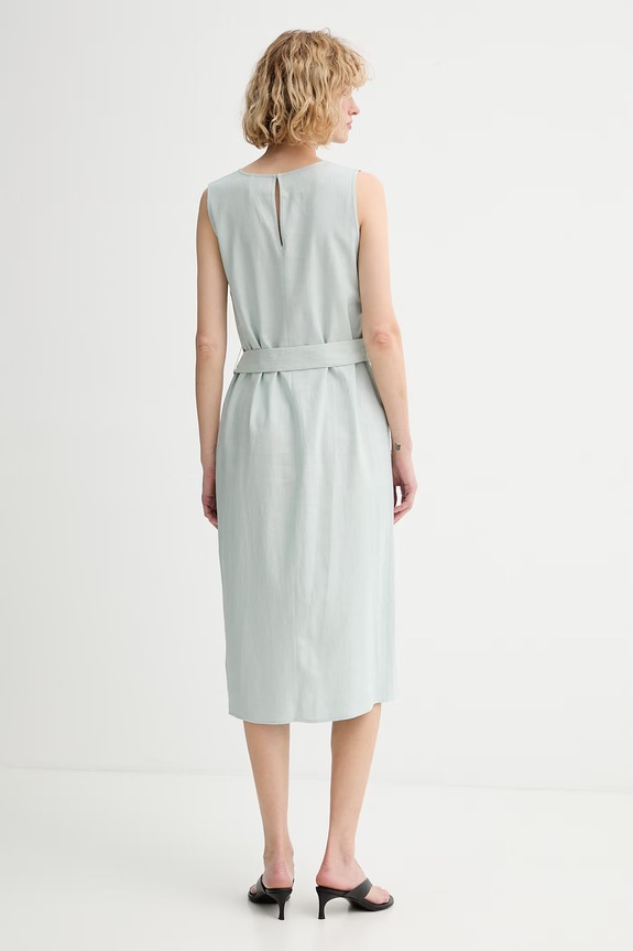 Îmbrăcăminte Calvin Klein rochie de vară cu in LV044F040G verde