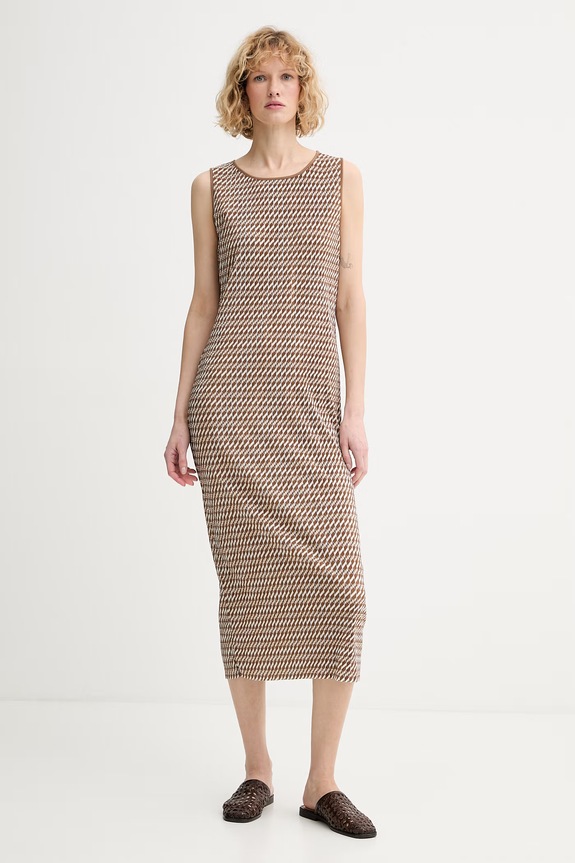 Calvin Klein nyári ruha LV044F231G barna SS26
