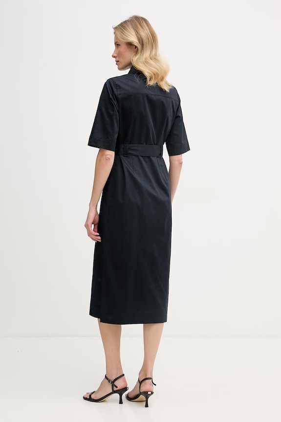 Îmbrăcăminte Barbour rochie din bumbac Sloane LDR0981 bleumarin