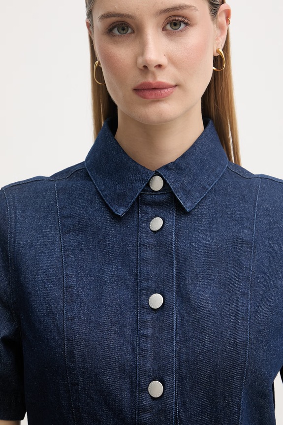 Barbour sukienka jeansowa Maia granatowy LDR0987