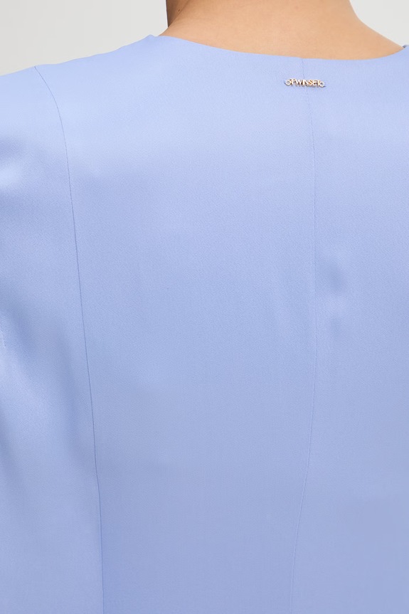 Twinset viszkóz ruha 261TP2370 kék