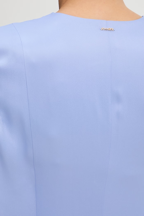 Twinset viszkóz ruha 261TP2370 kék