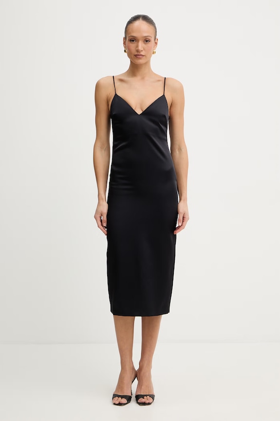 Twinset sukienka midi czarny 261TP2416
