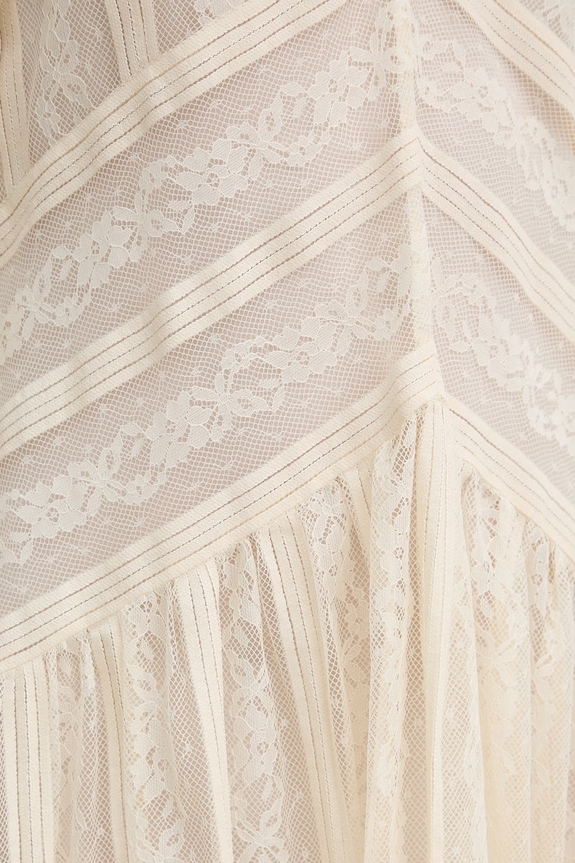 Twinset sukienka koronkowa 261TP2543 beżowy