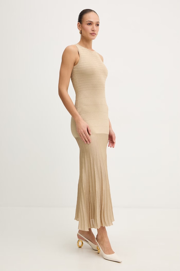 Šaty Twinset 261TP3123 zlatá SS26
