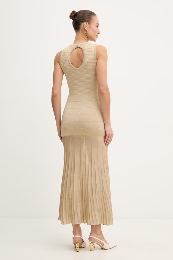 Oblečení Šaty Twinset 261TP3123 zlatá