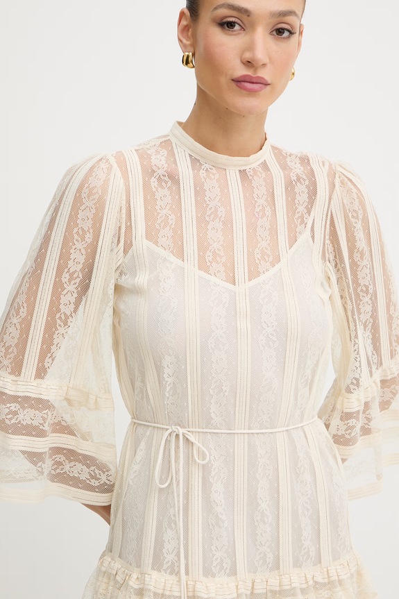 Twinset rochie babydoll 261TP2544 bej