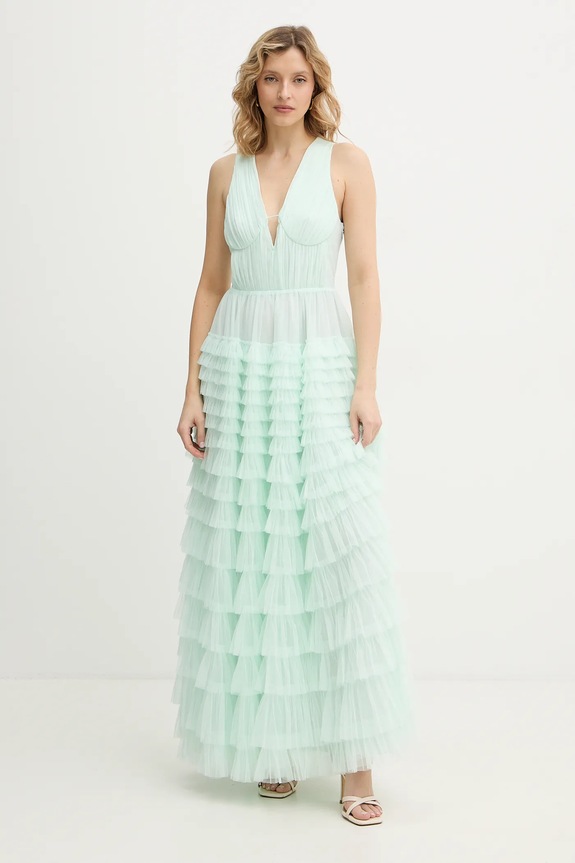 Haljina Twinset maxi tirkizna 261TP208A