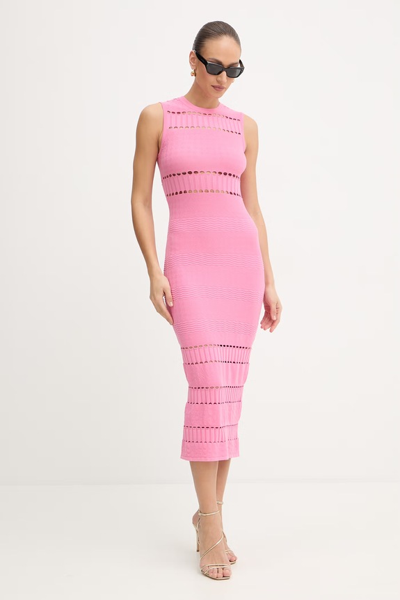 Φόρεμα Twinset 261AP3080 ροζ SS26