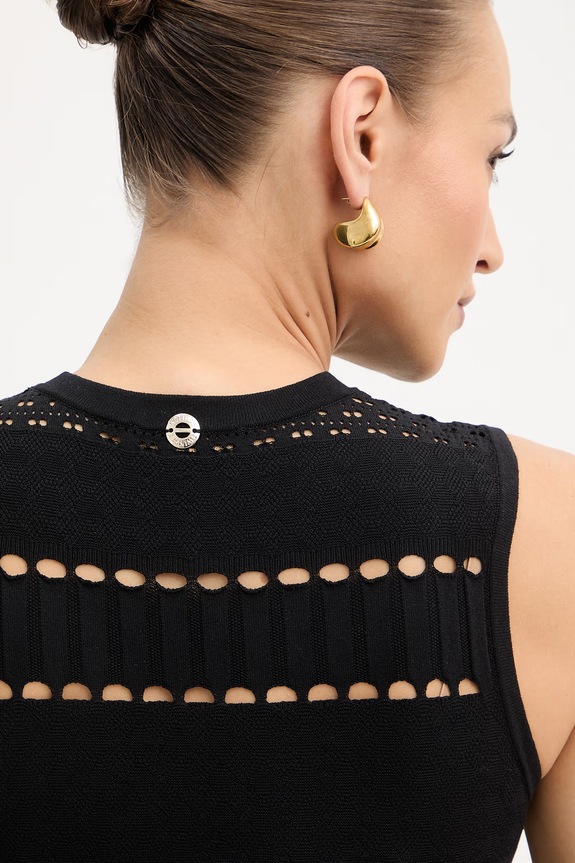 Φόρεμα Twinset 261AP3080 μαύρο