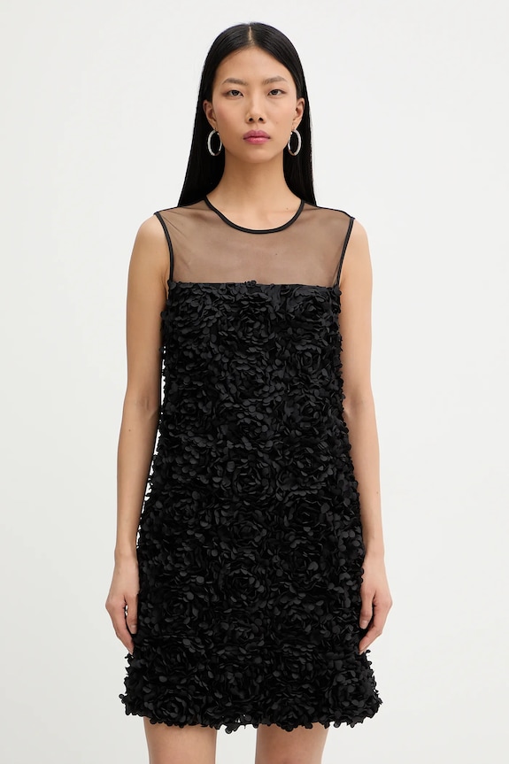 Twinset rochie mini negru 261AP2230