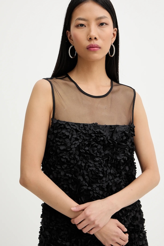 Twinset rochie negru 261AP2230