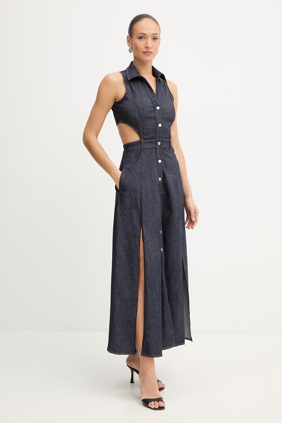 Φόρεμα τζιν Twinset 261AP2363 σκούρο μπλε SS26