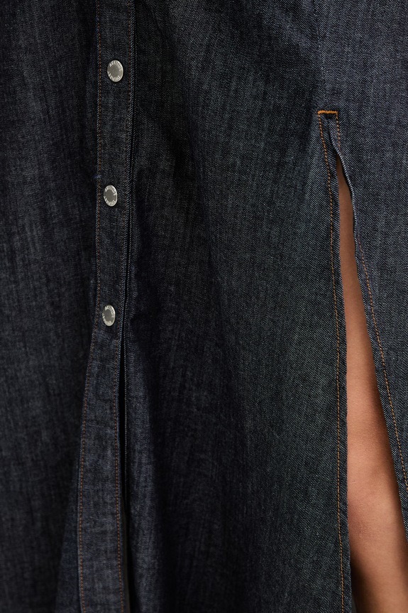 Φόρεμα τζιν Twinset 261AP2363 σκούρο μπλε