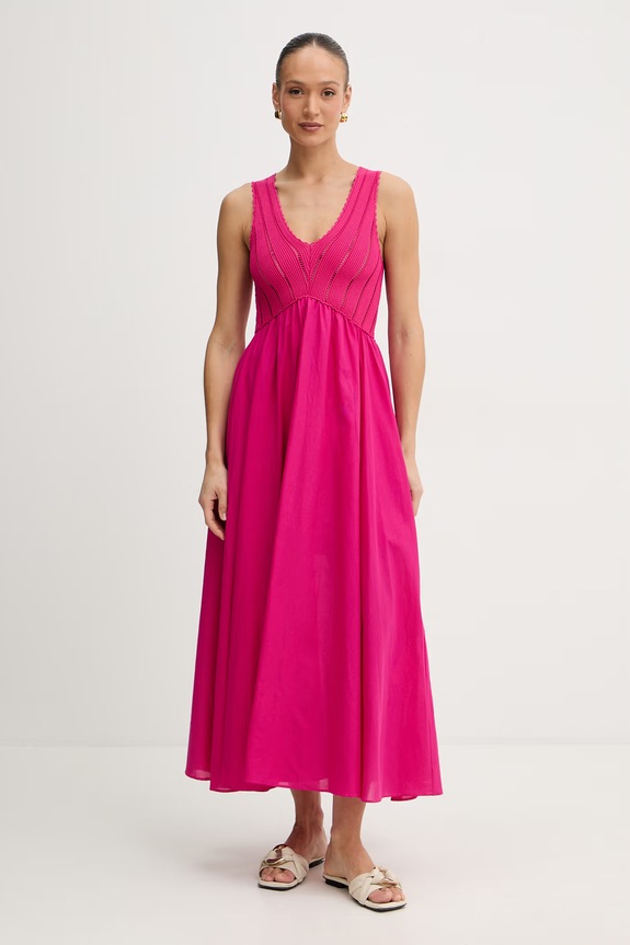 Twinset sukienka casual różowy 261LB3EDD