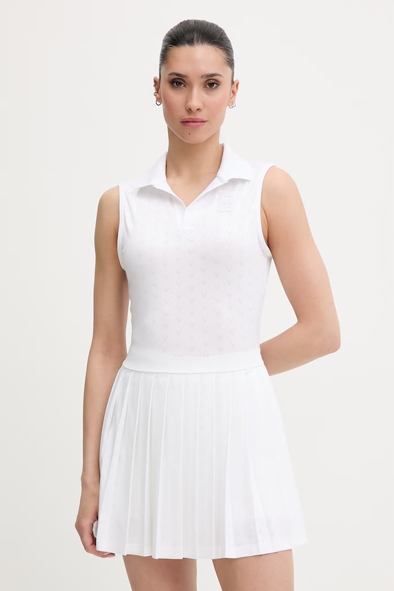 Lacoste sukienka biały EF0230