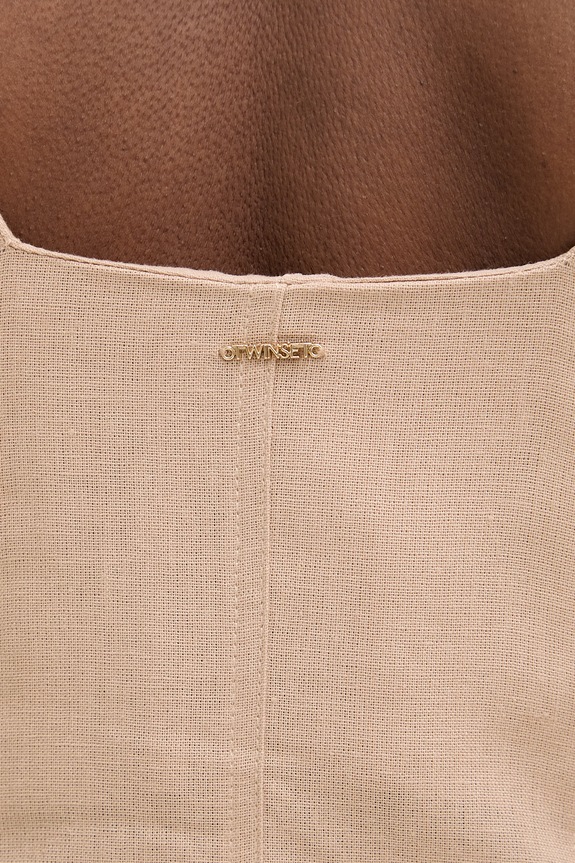 Twinset vestito d'estate con lino 261TF2021