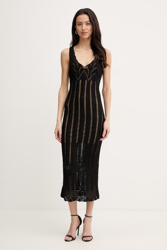 Twinset rochie maxi negru 261TT3322