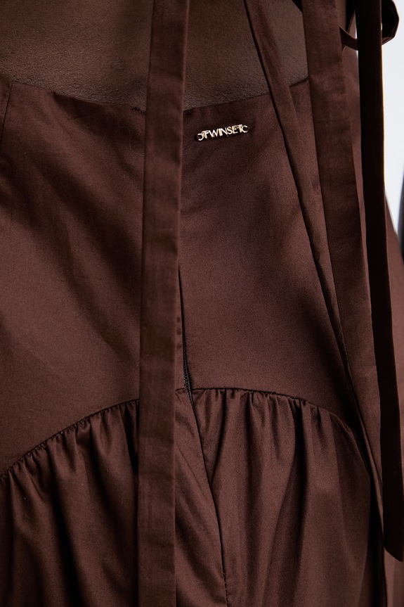 Twinset letné šaty bavlnené s elastanom 261TT2213