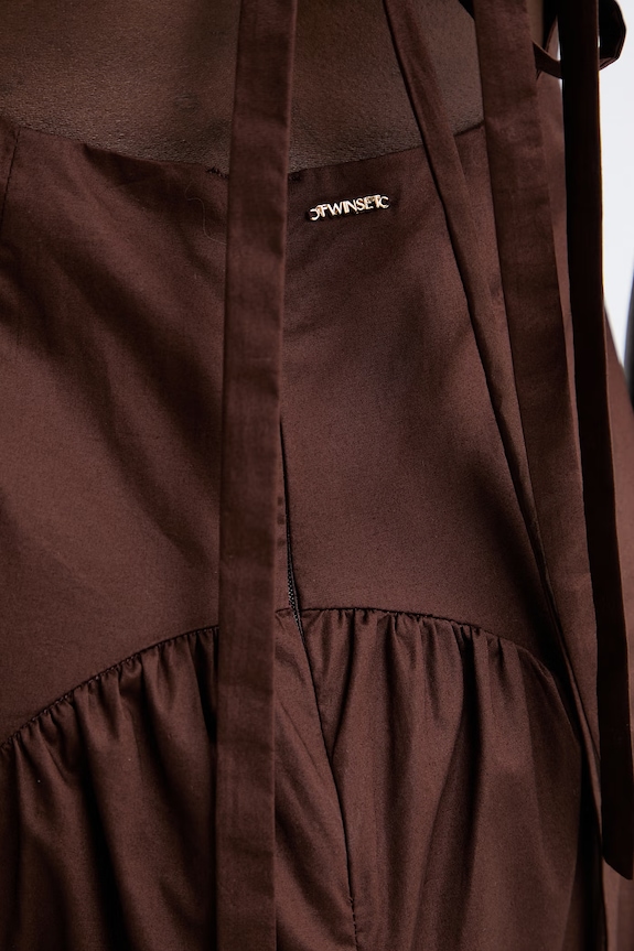 Twinset letné šaty bavlnené s elastanom 261TT2213
