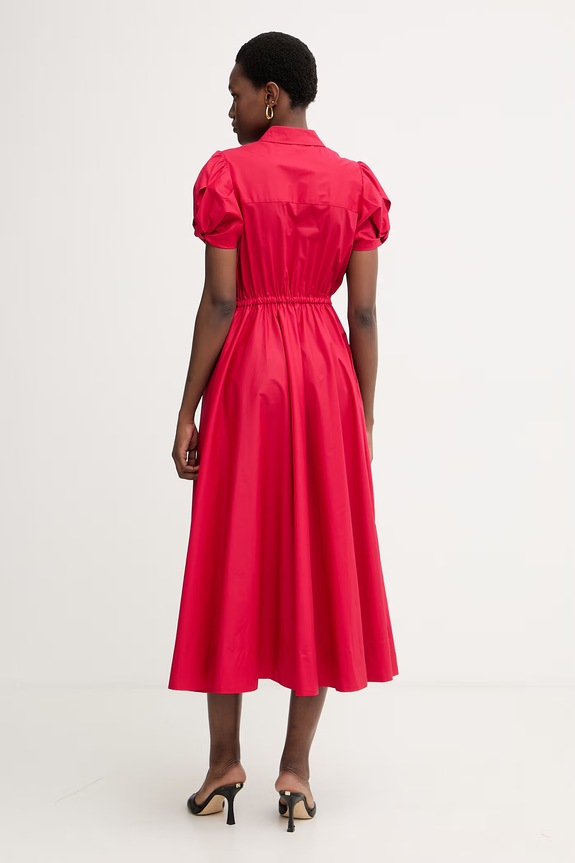 Îmbrăcăminte Twinset rochie din bumbac cu elastan 261TT2021 rosu