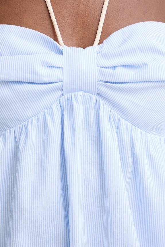 Twinset rochie spaniolă din bumbac 261AT2041 albastru