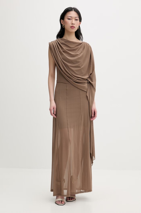 Gestuz rochie maro 10911139