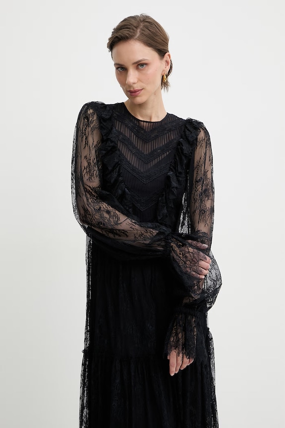 Luisa Spagnoli vestito in viscosa Perfetta blu navy 542923